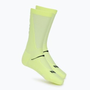Férfi zokni HOKA Race Day Crew Sock neon yuzu