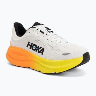Férfi futócipők HOKA Bondi 9 white/neon tangerine