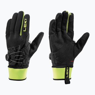 Sísíkesztyűk LEKI PRC Boa Shark black/neon yellow