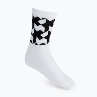 ASSOS Monogram kerékpáros zokni fehér P13.60.695.57