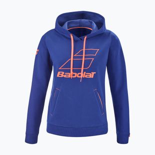 Női tenisz pulóver Babolat Exercise Hood kék 4WTD041