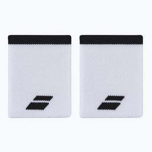 Csuklópánt Babolat Logo Jumbo Wristband 2 db white/black