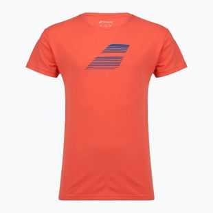 Babolat férfi Exercise Big Flag póló forró korall színben