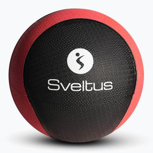 Medicin labda Sveltus Medicine Ball Rubber 4 kg red/ black