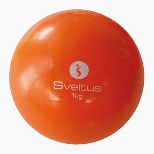 Medicin labda Sveltus Weighted 1 kg orange