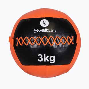 Sveltus fali labda 3 kg fekete/piros
