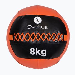 Sveltus fali labda 8 kg fekete/piros