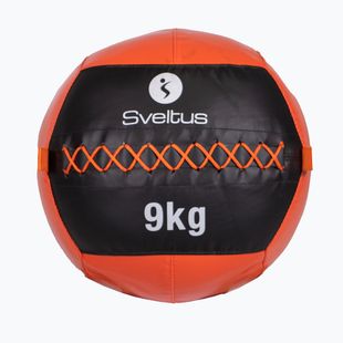 Sveltus fali labda 9 kg fekete/piros