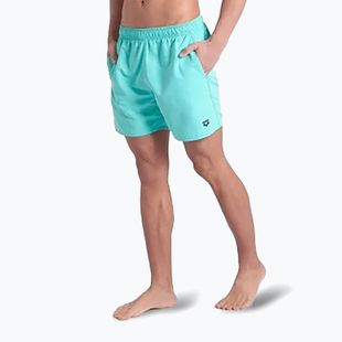 Férfi arena Fundamentals Boxer R víz/tengerészkék úszónadrágok