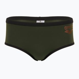 Férfi úszónadrág arena One Low Waist Short Big Logo dark sage/black