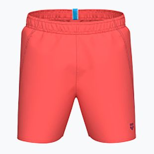 Férfi arena Fundamentals Boxer R calypso korall/sötétlila fürdőnadrágok