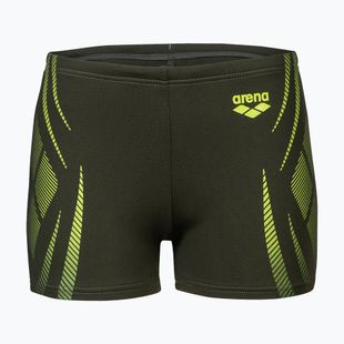 Gyermek arena Poseidonia Swim Short sötét zsálya/artic lime boxer rövidnadrág