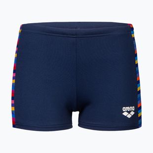 Gyermek arena Racing Stripe fürdőruha navy/navy multi