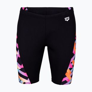 Férfi úszó jammer arena Texture Swim black/black multi