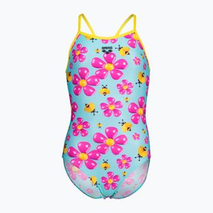 Gyerek egy részes fürdőruha arena Spring Lightdrop Back water multi/yellow star