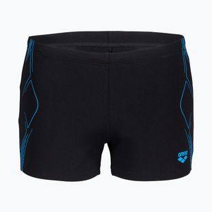 Férfi úszó boxer nadrág arena Graphic Swim Short black/turquoise