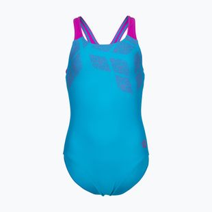 Gyerek egyrészes fürdőruha arena Kikko Swim Pro Back turquoise/very fuchsia