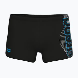 Férfi úszó boxer nadrág arena Basic Swim Short black/turquoise