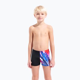 Fiú boxer úszónadrág arena Loud Swim Short black/multi