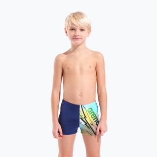 Fiú boxer úszónadrág arena Loud Swim Short navy/multi