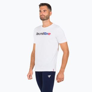 Férfi póló Tecnifibre Club Cotton Tee white