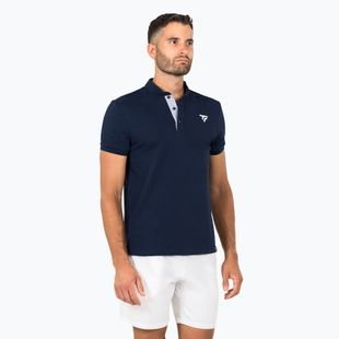 Férfi galléros póló Tecnifibre Polo Pique marine