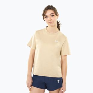 Női póló Tecnifibre Graphic Tee W sand