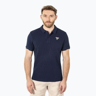 Férfi galléros póló Tecnifibre Waffle navy