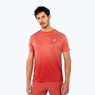 Férfi teniszpóló Tecnifibre Team X-Loop terracotta