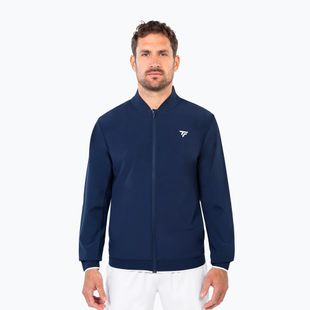Férfi teniszpulóver Tecnifibre Team Light Jacket navy blue
