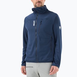 Férfi trekking pulóver Millet Lokka Hoodie III sapphire