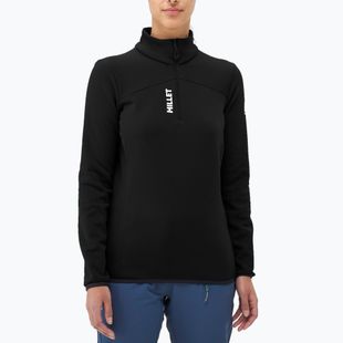 Női pulóver Millet Seneca Fleece Po black/noir