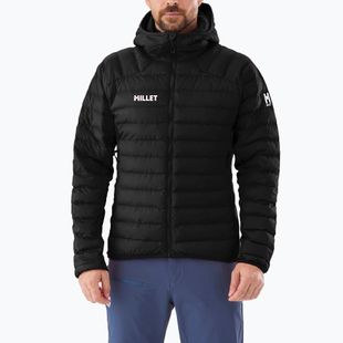 Férfi bélelt kabát Millet Fitz Roy Warm Hoodie black