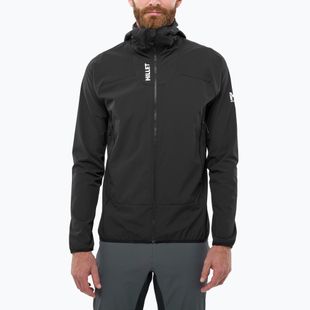 Férfi softshell dzseki Millet Kamet Xcs Light Hoodie black