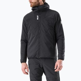 Férfi bélelt kabát Millet Kamet Primaloft Hoodie Jacket black