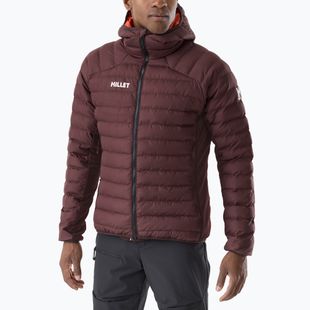 Férfi bélelt kabát Millet Fitz Roy Warm Hoodie Jacket truffle
