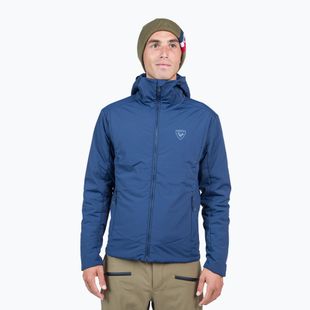 Férfi bélelt dzseki Rossignol Opside Hoodie dark navy
