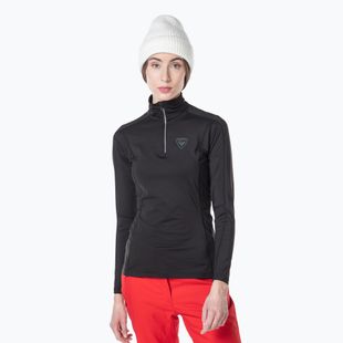 Női termoaktív pulóver Rossignol Classique 1/2 Zip fekete