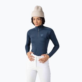 Női termoaktív pulóver Rossignol Classique 1/2 Zip dark navy