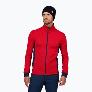 Férfi sípulóver Rossignol Cieloalto Fleece Fz sports red