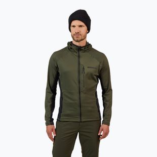 Férfi kapucnis pulóver Rossignol Blackside Mix Full Zip Hoodie Fleece olive shadow