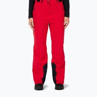 Női sínadrág Rossignol Strawpile Insulated ruby red