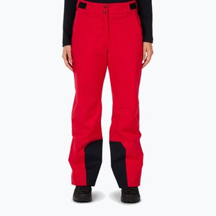 Női sínadrág Rossignol Insulated ruby red