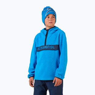 Gyerek pulóver Rossignol Alltrack Anorak Fleece blazing blue