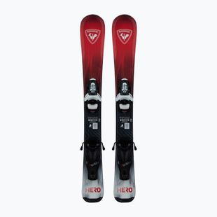 Gyermek lesikló sílécek + kötések Rossignol Hero Kid Pre-Drilled + Team 4 GW