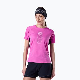 Női futópóló Rossignol Sapa Ultra Tee electric fuchsia
