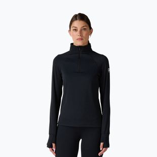 Női Termoaktiv pulóver Rossignol Half Zip First Layer black