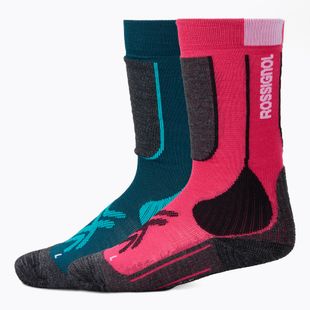Gyerek sízokni Rossignol Essential 2 pack electric fuchsia