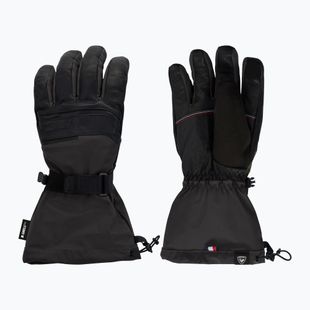 Férfi síkesztyűk Rossignol Leather Mix black