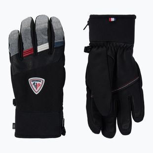 Férfi síkesztyűk Rossignol Strato R-Shell Dry heather grey
